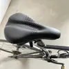 Funda de Cojín de Asiento de PU Funda de Cojín de Asiento de Bicicleta de Montaña Silicona Engrosada Impermeable Cojín de Asiento para Ciclismo al Aire Libre