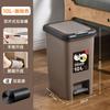 Bote de Basura Grande de Pedal Baño Sala de Estar Dormitorio Cocina Hogar Inodoro con Tapa Huai Shihai