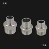 Adaptador Roscado de Acero Inoxidable Reductor Doble Rosca Macho Extensión Directa de 1/4 de Pulgada a 3/8 de Pulgada, 1/2 Pulgada, 3/4 de Pulgada a 1 Pulgada Accesorios para Tuberías de Agua