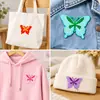 Mil Vitórias Novo Tecido Colorido com Bordado de Borboleta Patch Decoração de Borboleta Desenho Animado Patch para Roupa Jaqueta Puffer Termocolante Em Estoque