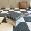 Tapete de pelúcia de cabeceira, quarto, pavimentação completa, costura, espuma, tapete de chão, cortável, quarto de menina, tapete de tatame, casa