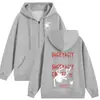Sudadera con capucha y cremallera de rizo de primavera 300g para pareja Camiseta Publicitaria Juvenil Uniforme de Grupo Cardigan Superior Estampado Bordado