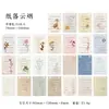 Serie de Papel Material Momo Transfronteriza: Continuación de la Serie Mundial, Papel Decorativo para Diario en Inglés, Incluye 100 Hojas