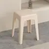 Bancos Plásticos Macios para Uso Doméstico, Bancos Quadrados Empilháveis Extra Espessos, Bancos para Mesa de Jantar e Sala de Estar, Bancos Simples, Bancos para Maquiagem Atacado