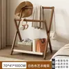 Cabide de roupas dobrável, de chão, organizador de armazenamento de cabeceira para roupas, simples rack de armazenamento doméstico para quarto para roupas e chapéus