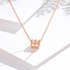 Rueda de la Fortuna Joyería de Plata S925 al por Mayor Collar de Cintura Pequeña para Mujer Estilo Fresco Una Pieza Envío Directo Cadena para la Clavícula Transfronterizo Nuevo Producto