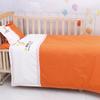 Colcha de Algodón para Cama de Guardería Juego de Tres Piezas para Siesta Color Sólido Estampada Colcha Infantil de Algodón Juego de Seis Piezas