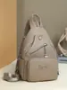 Dropshipping Internacional Bolsa de Peito Feminina Sensação de Alto Padrão Bolsa Transversal de Peito Grande Capacidade Casual Ombro Único Esportes ao Ar Livre Simples
