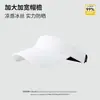 Chapéu Vazio de Verão Novo Estilo para Mulheres Chapéu Japonês com Proteção UV Solar Chapéu de Sol para Uso Externo de Seda Gelada Chapéu de Sol para Viagem Corrida Boné de Beisebol para Homens