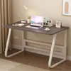 Escritorio de computadora, escritorio de oficina en casa de escritorio, escritorio de dormitorio, escritorio de estudio para estudiantes, banco de trabajo rectangular simple y moderno