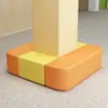 Educação Infantil Jardim Pai e Filho Escritório de Vendas Shopping Center Hall de Hotel Área de Espera Coluna Irregular Sofá Banqueta Estofada Macia