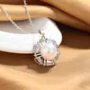 Colgante de perla de nicho de temperamento luz colgante individual lujo alto gama sensación accesorios de collar de flor de ajuste vacío para mujer joyería diy venta al por mayor