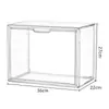 Caja de almacenamiento acrílica labubu vitrina de columna romana zimomo arcángel caja a prueba de polvo