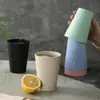 Taza de Beber Transfronteriza de Amazon Patrón de Roca Taza Práctica para el Hogar Taza Anticaídas para Enjuague Bucal Taza para Cepillo de Dientes Taza