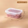 Recipiente hermético para armazenamento de alimentos para uso doméstico, com tampa de uma única trava para abertura e fechamento convenientes, selando e isolando eficazmente os odores na geladeira