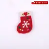 Feltro de Natal boneca pequena chapéu do Papai Noel enfeites enfeites atmosfera decorações presente embalagem de presente