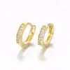 Xuping Ear Cuff Geométrico con Pavé de Piedras Artificiales de una Sola Fila, Aretes de Aleación de Cobre Transfronterizos Europeos y Americanos, Pendientes de Temperamento a la Moda, Joyería para Orejas para Mujer