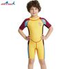 Traje de buceo de una pieza para niños de 2.5 mm al por mayor de fábrica, traje de baño cálido con protección solar para niños, traje de buceo para esnórquel, buceo contra medusas