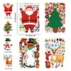 Pegatinas de Papel de Dibujos Animados Navideños DIY de Expresión de Venta Caliente Transfronteriza Pegatinas Selladoras para Decoración de Muñeco de Nieve Árbol de Navidad