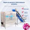 Máquina Descascadora de Cebola 500Kg/H, Equipamento Descascador de Cebola Seca, Maquinário para Processamento de Remoção de Cebola, Linha de Pré-Tratamento de Cebola