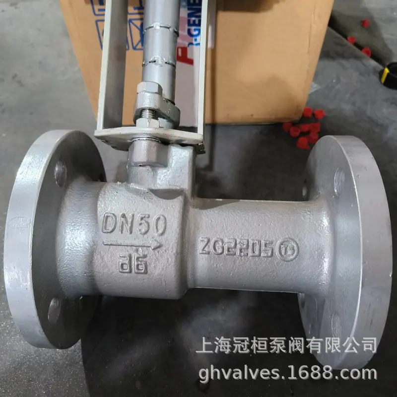 Q641F气动一体式高温球阀