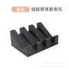 Porta Jabón de Silicona Transfronterizo Que No Acumula Agua, Creativo Estante Inclinado de Silicona para Baño con Drenaje, Almacenamiento para Jabonera