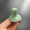 Dispositivo Facial de Lifting e Firmador com Cabeça de Cogumelo de Jade, Bastão Massageador para Olhos, Massageador Facial, Pedra de Massagem de Jade