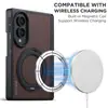 Adequado para capa de celular com carregamento sem fio Samsung Z Fold8, proteção de 360 graus, fivela de anel rotativa, capa com suporte de estrutura central magnética