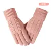 ¡Guau! Guantes de punto de invierno para mujer hechos a medida para cruzar fronteras, con forro polar, engrosados para abrigar, aptos para ciclismo al aire libre, compatibles con pantalla táctil