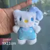 Colgante de Bolso de Peluche de Dibujos Animados, Muñeco de Gato Kt de Cuerpo Completo Lindo, Llavero, Ropa, Bufanda, Regalo para Mejor Amiga