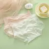 [múltiplas combinações] calcinha de seda gelada ultrafina feminina cintura de renda quadril respirável calcinha de menina