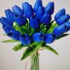 Tulipán de PU Mini Adornos para Decoración del Hogar Venta al por Mayor Flores Artificiales Hidratante Decoración de Sala de Estar Estilo Nórdico Flores Artificiales Venta al por Mayor