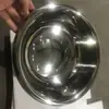 Acero Inoxidable 304 Lavabo Redondo Engrosado para Lavar Verduras Lavabo para Mezclar Masa Lavabo Doméstico No Magnético para Lavar la Cara 30-40 cm Cocina Comercial