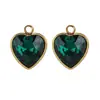 Accesorios DIY de Acero Inoxidable 11mm Colgante Corazón de Amor Accesorios Colgantes Accesorios para Collares Pendientes