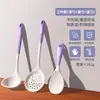 Conjunto de Espátulas de Silicone em Estoque para Panelas Antiaderentes, Espátula de Cozinha, Conjunto de Colheres para Sopa, Utensílios de Cozinha Domésticos de Grau Alimentício
