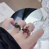Anel Personalizado Temático de Halloween Atmosfera Sombria Fantasma Aranha Sem Gênero Punk Nicho Tendência Anel Legal