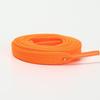 Cadarços de poliéster de cor oca plana dupla de 1 cm, adaptados para sapatos de lona AJ Board, tênis, cinto de roupas