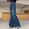 Jeans para niñas para primavera y otoño 2026 nuevos pantalones casuales de otoño para niña grande pantalones acampanados para niños transfronterizos