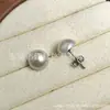 Arete de Titanio Jiangtai F136 con Cierre de Mariposa de Perla Mabe en Relieve Joyería para Piercing Corporal de Aleación de Titanio G23 Clavo para Cartílago