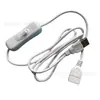 Cabo de extensão USB com interruptor Cabo de extensão USB macho para fêmea Cabo de extensão de interface USB 1m Interruptor de luz USB