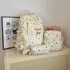 Mochila Estilo Coreano Nova para o Trabalho Menina Fofa Estrela Grande Capacidade Feminina Casual para Passeio Mochila Escolar para Aluno do Ensino Médio