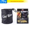 Saco de lixo para carro, lata de lixo dobrável de tecido Oxford para carro, 15*20cm, saco para diversos carros
