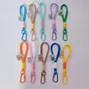 Muñeca de Cuerda Trenzada Llavero de Cuerda de Felpa Cadena Doble para Teléfono Móvil Mosquetón de Nailon Accesorios Colgantes Hechos a Mano para Teléfono Móvil