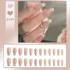 Uñas Postizas Personalizadas Pure Desire, Manicura Portátil de Alta Gama, Uñas Postizas Blanqueadoras, Uñas Portátiles, Uñas de Manicura Terminadas