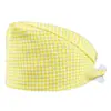 Gorro de Trabajo para Clínica Transfronteriza, Gorro Quirúrgico de Copa Redonda, Gorro sin Visera para Personal Médico, Gorro con Amarre Trasero, Gorro Protector