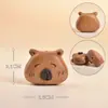 Acessórios de urso e gato de desenho animado em madeira de pêssego e sândalo, componentes DIY, pequenos ornamentos de madeira, pingentes e itens decorativos