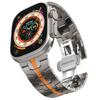 Para Apple Apple Watch Ultra Correa de Acero Inoxidable de Iron Man Correa iwatch 49 mm