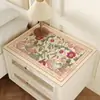 Mantel para mesita de noche, mantel de estilo minimalista, sensación de lujo ligero y alta gama, protector de mesa impermeable y resistente a las manchas, funda lavable.