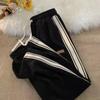 Calça de Veludo Cotelê Masculina Primavera e Outono Juventude Solta Reta Perna Larga Moda Meninos Esportiva Casual Calça Masculina