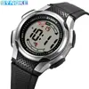 Reloj electrónico deportivo SYNOKE para hombre, para estudiantes, multifuncional, impermeable, luminoso, con alarma, fecha, antisísmico, resistente a caídas